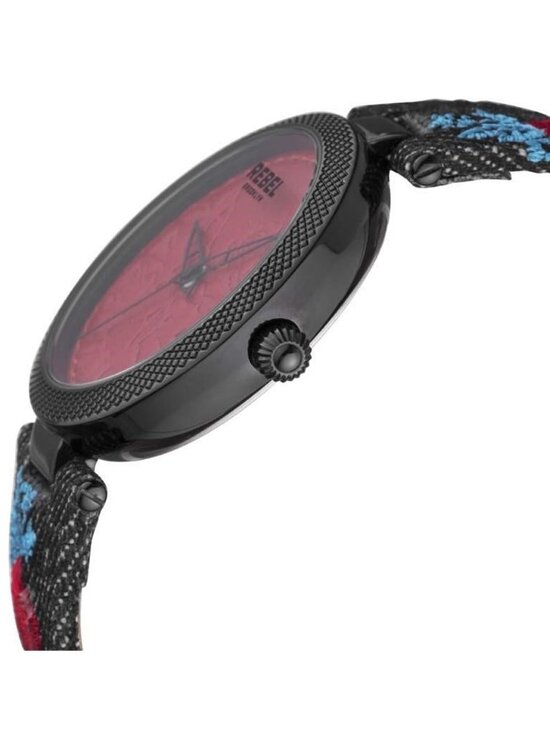 NWT Rebel Carroll Gardens Burgundy Dial Ladies Watch